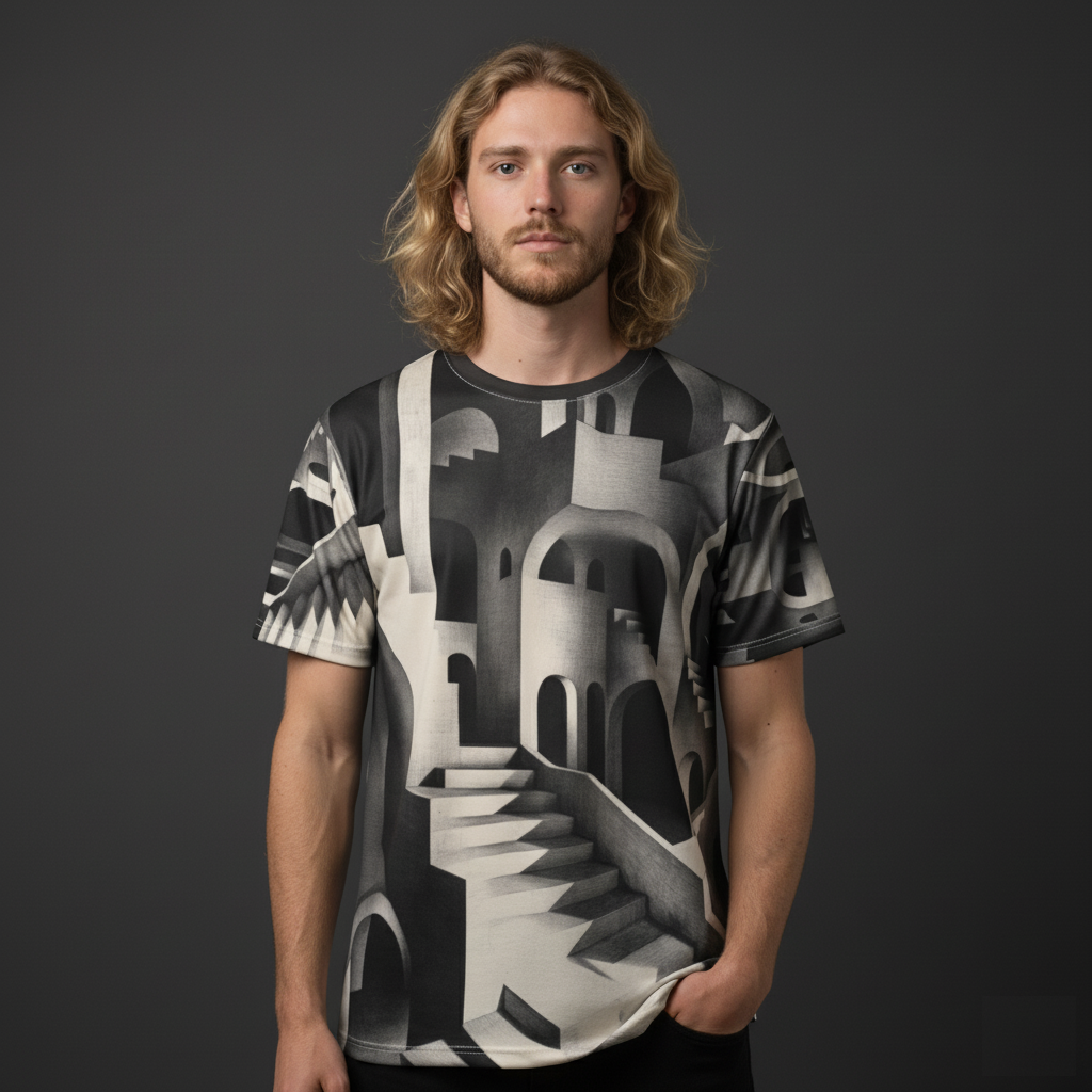 3D Architecture Tee