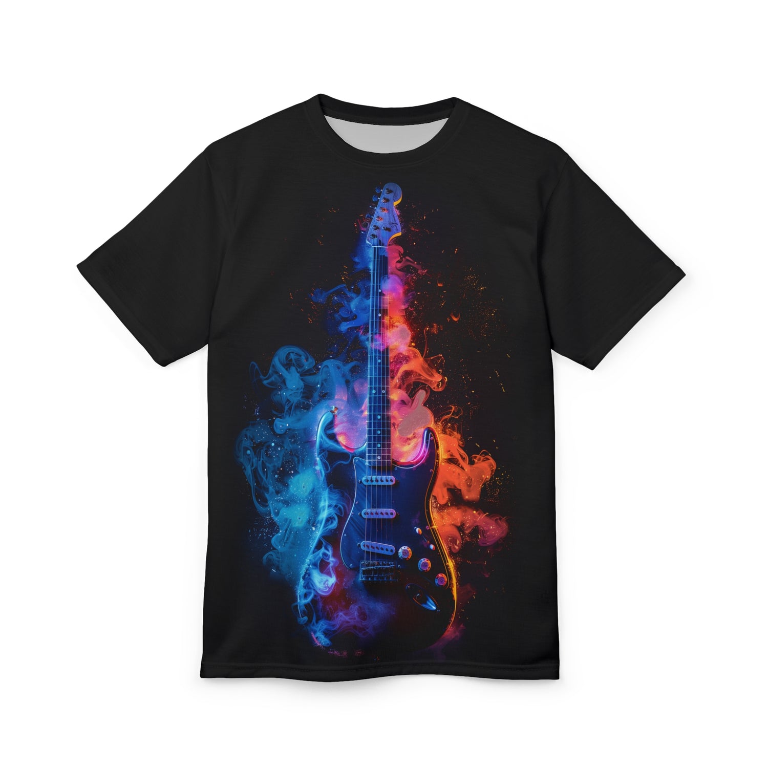 Fiery Electric Guitar Tee
