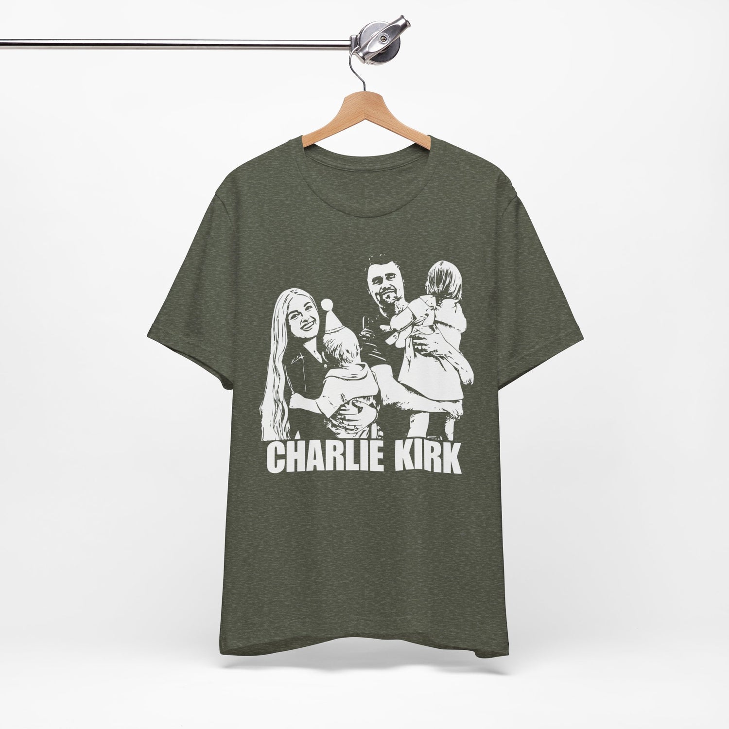 Charlie Kirk Canvas Tee