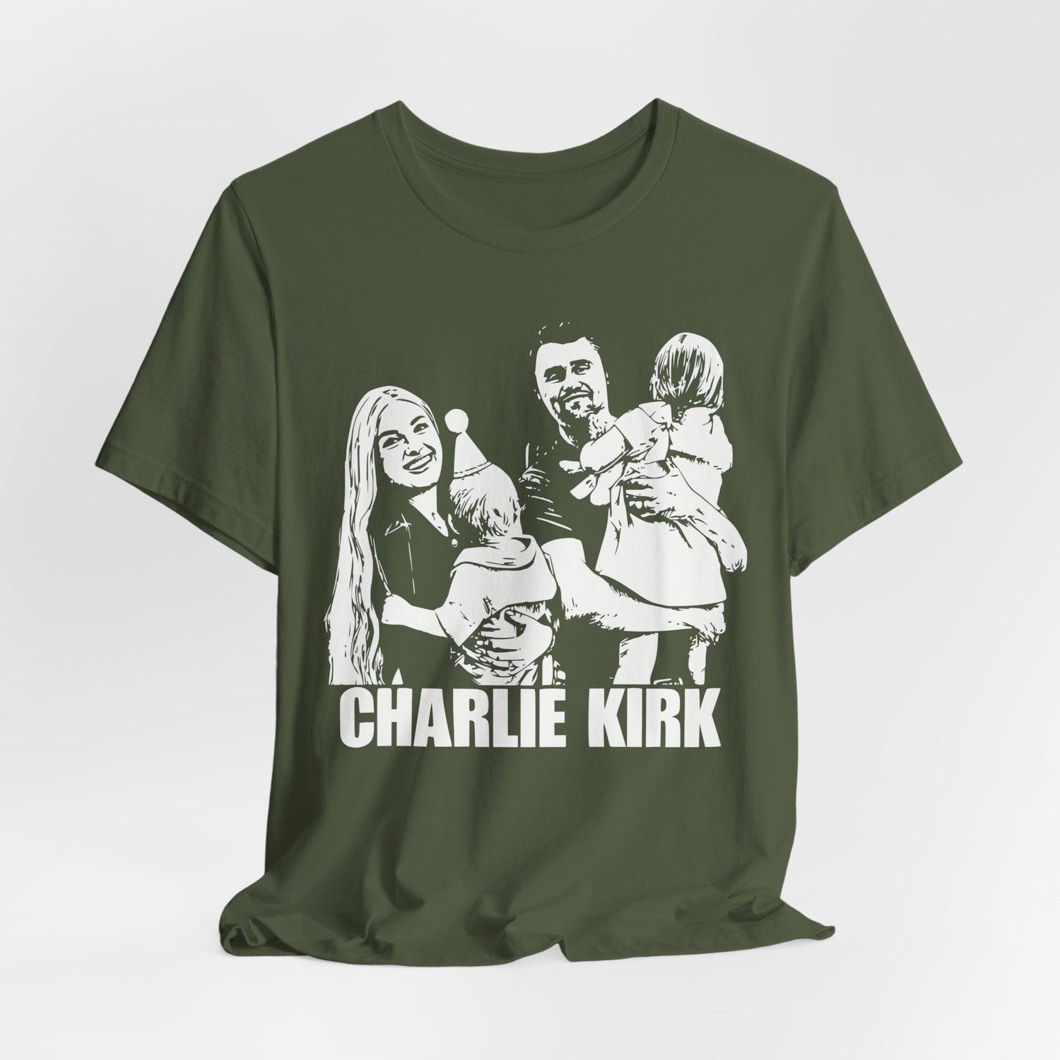 Charlie Kirk Canvas Tee