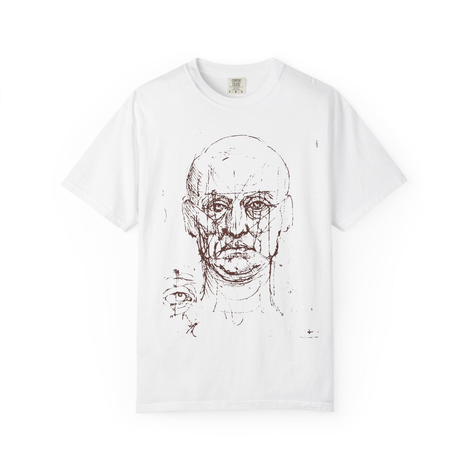 da Vinci Head Sketch Tee