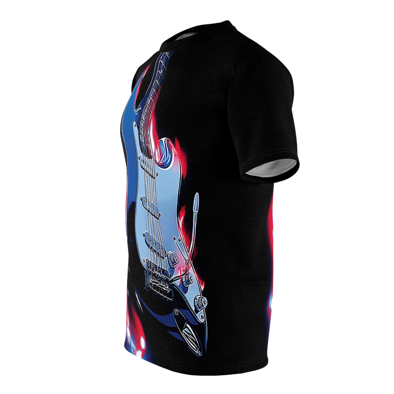 Electric Guitar on Fire Tee