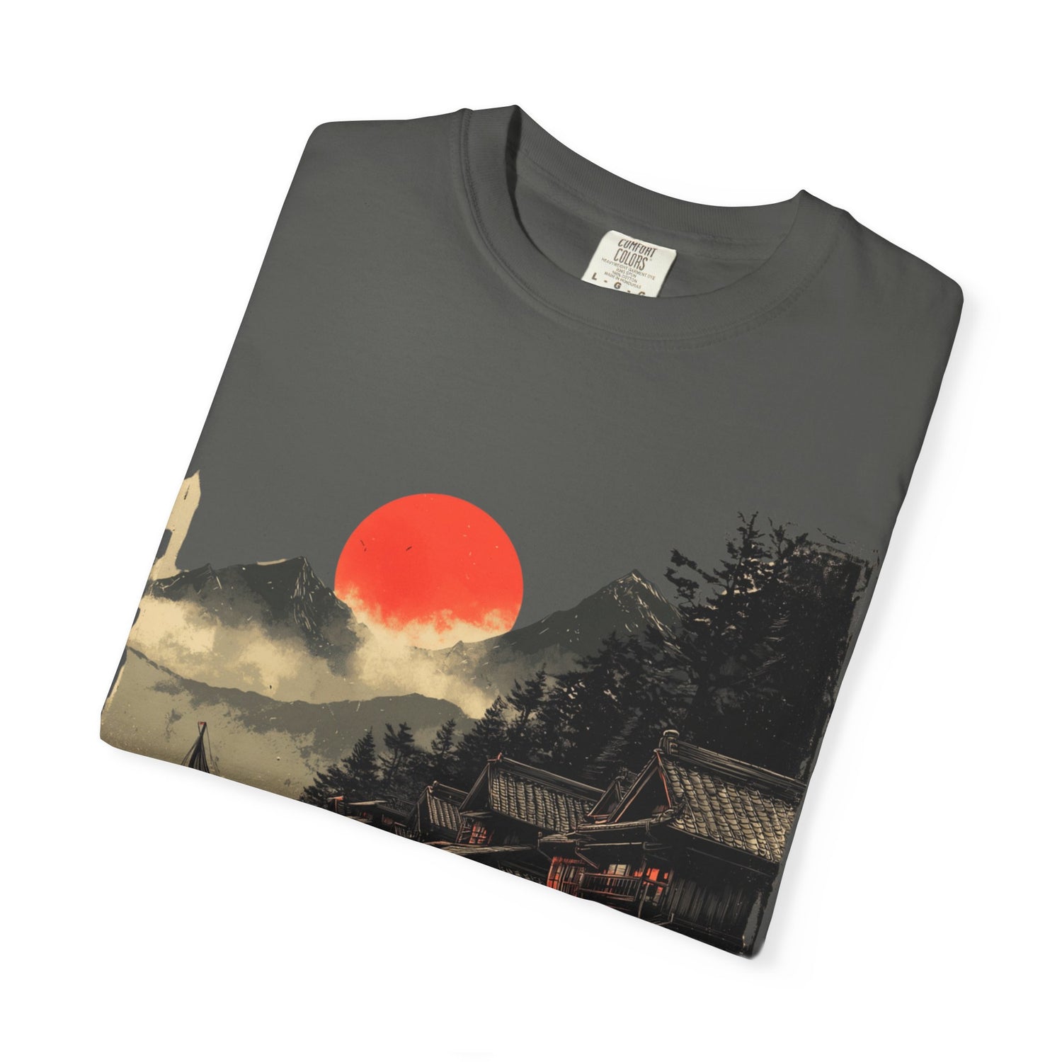 Red Sun Over Kyoto Tee