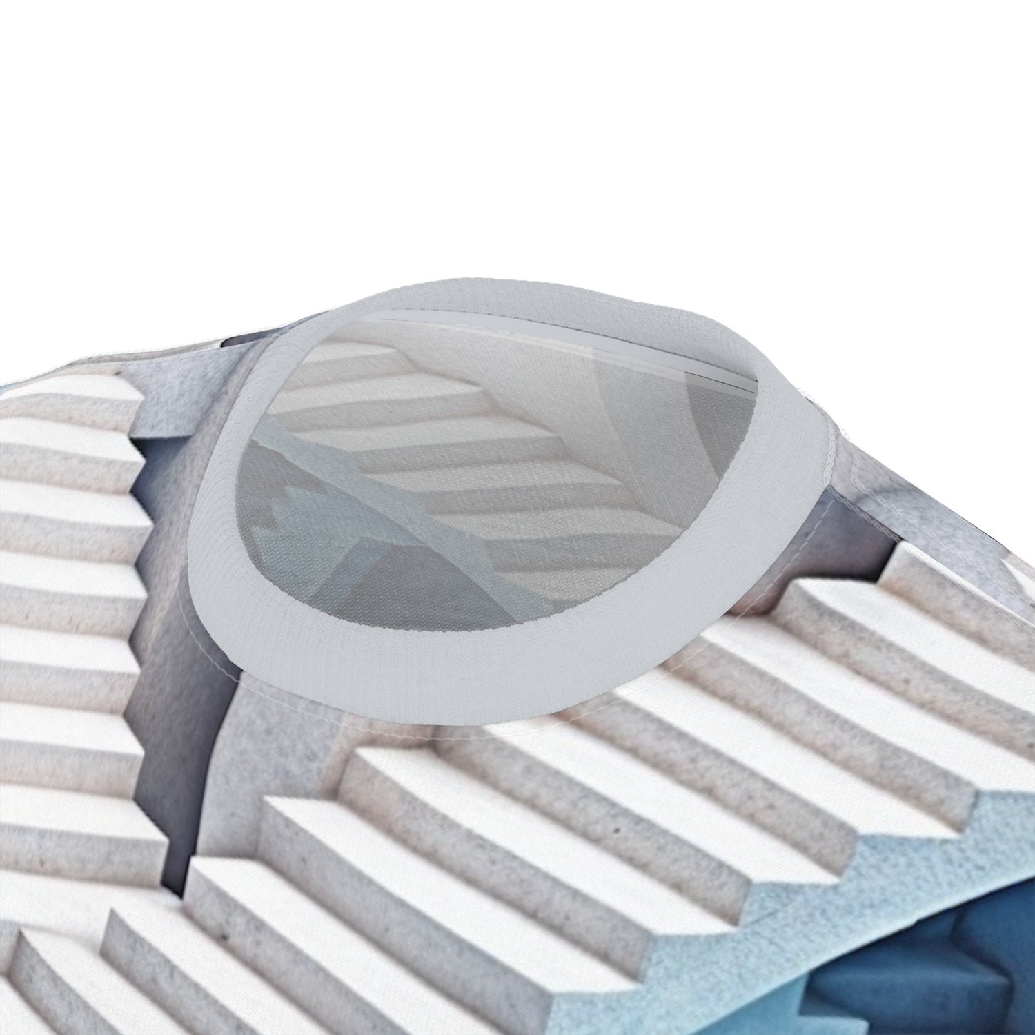 Blue Staircase Illusion Tee