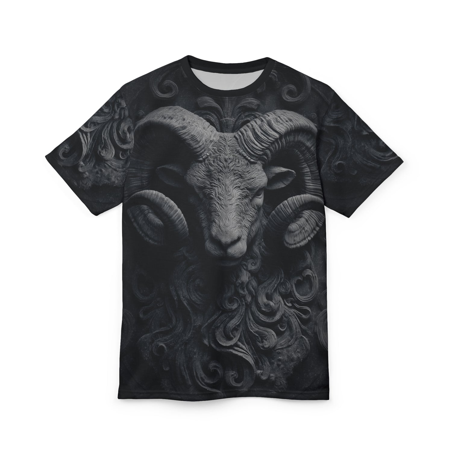 Aries Zodiac Surreal Ram Tee
