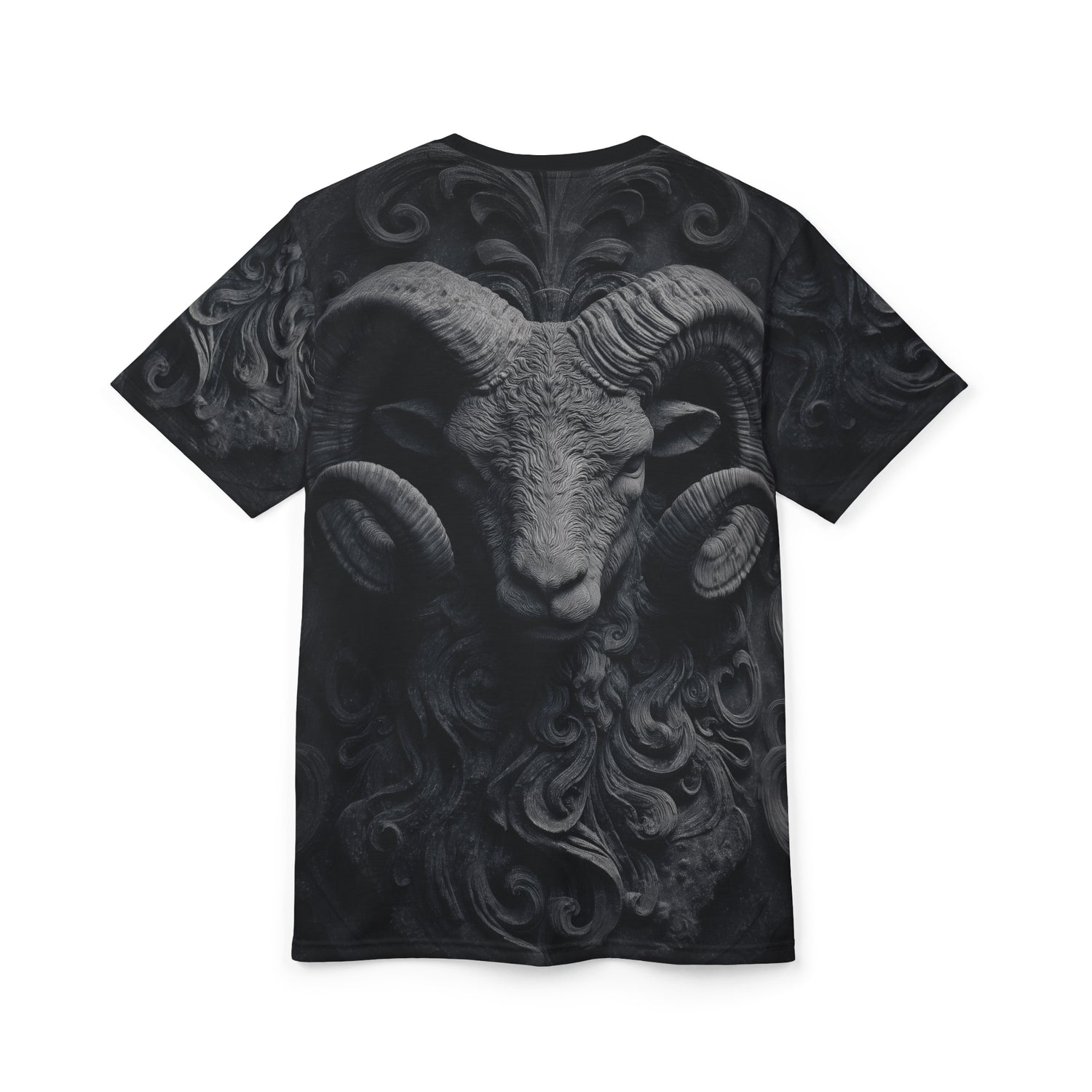 Aries Zodiac Surreal Ram Tee