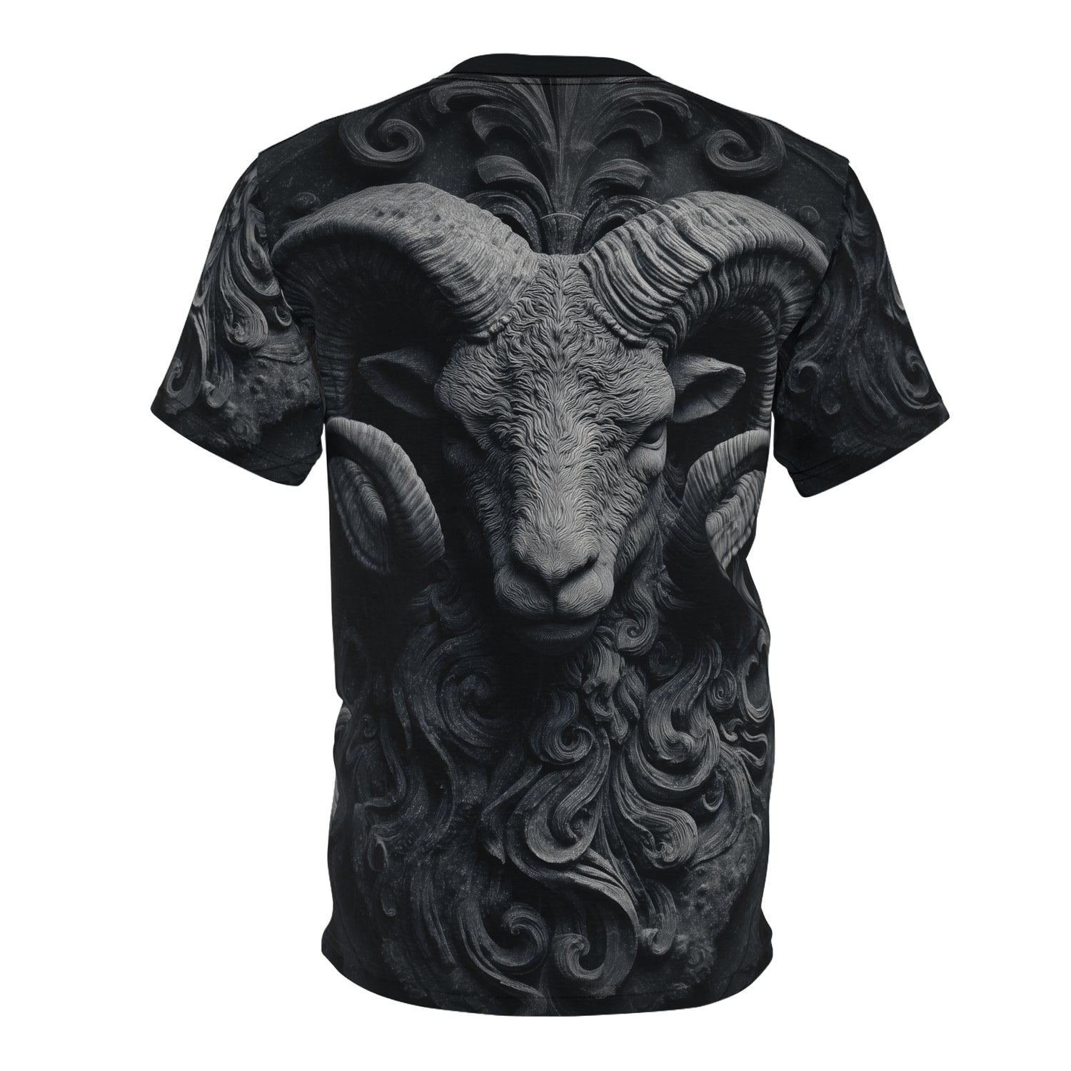 Aries Zodiac Surreal Ram Tee