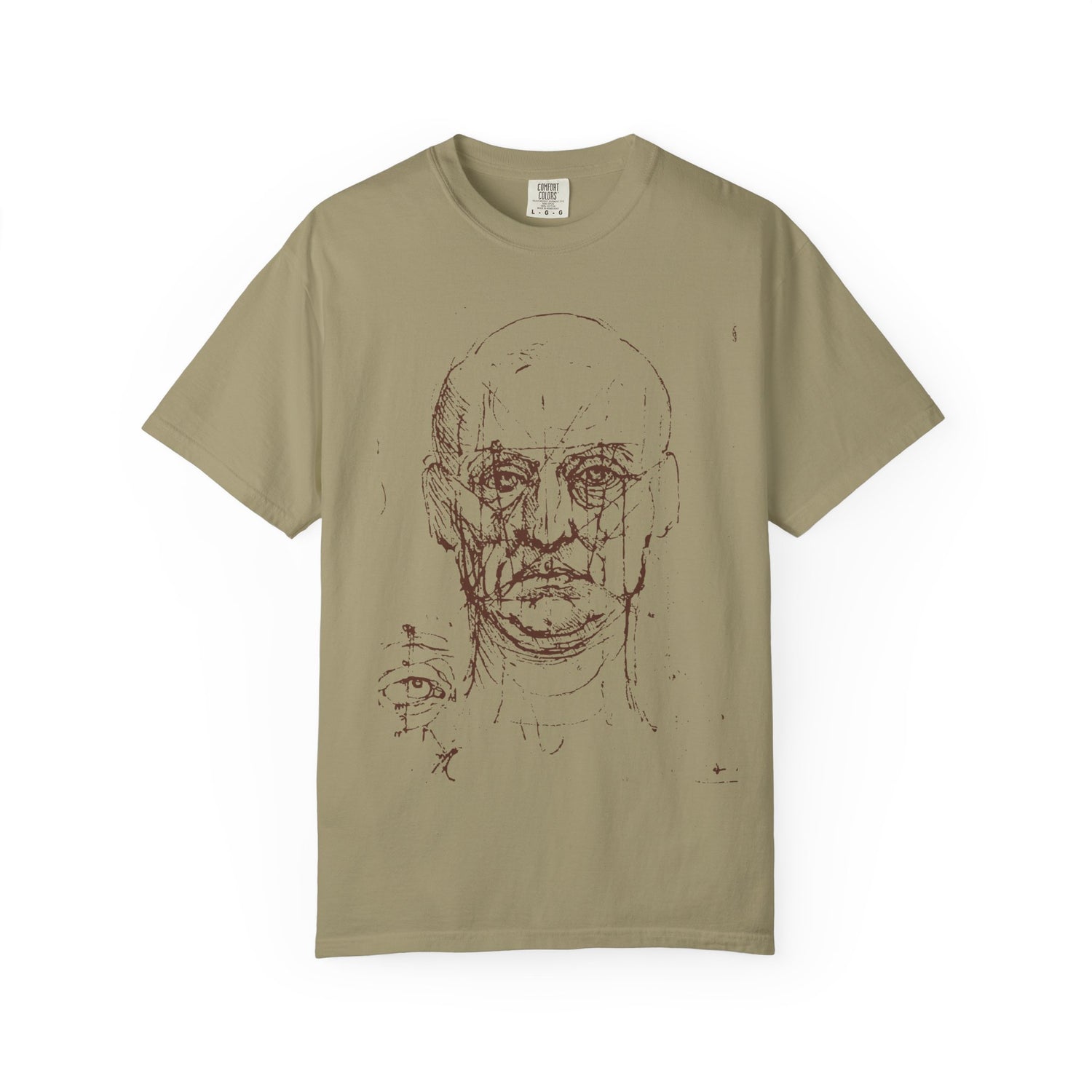 da Vinci Head Sketch Tee