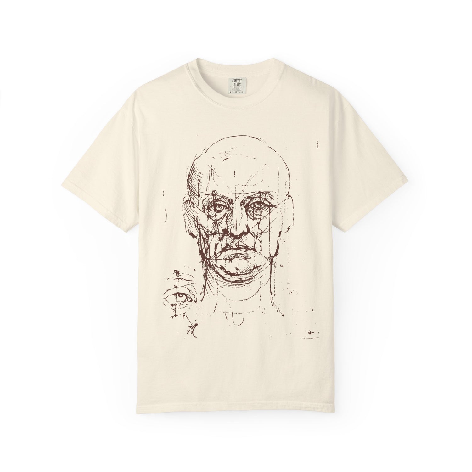da Vinci Head Sketch Tee