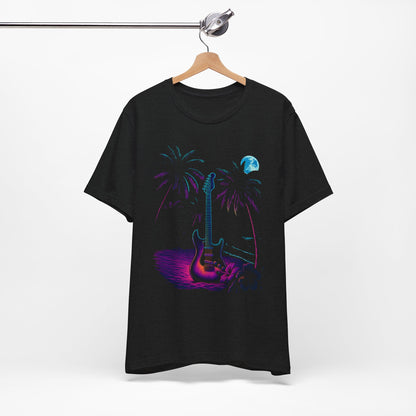 Neon Guitar Beach Tee