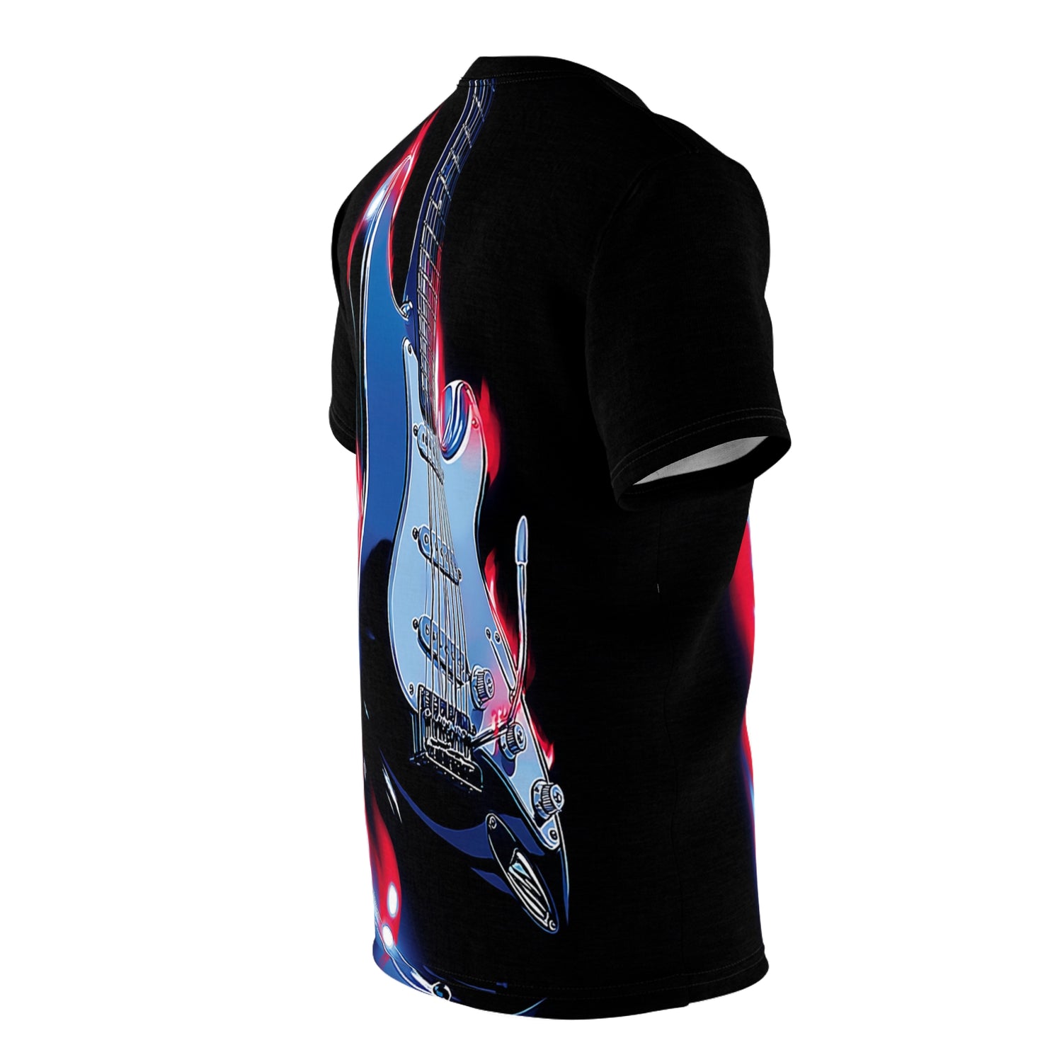 Electric Guitar on Fire Tee