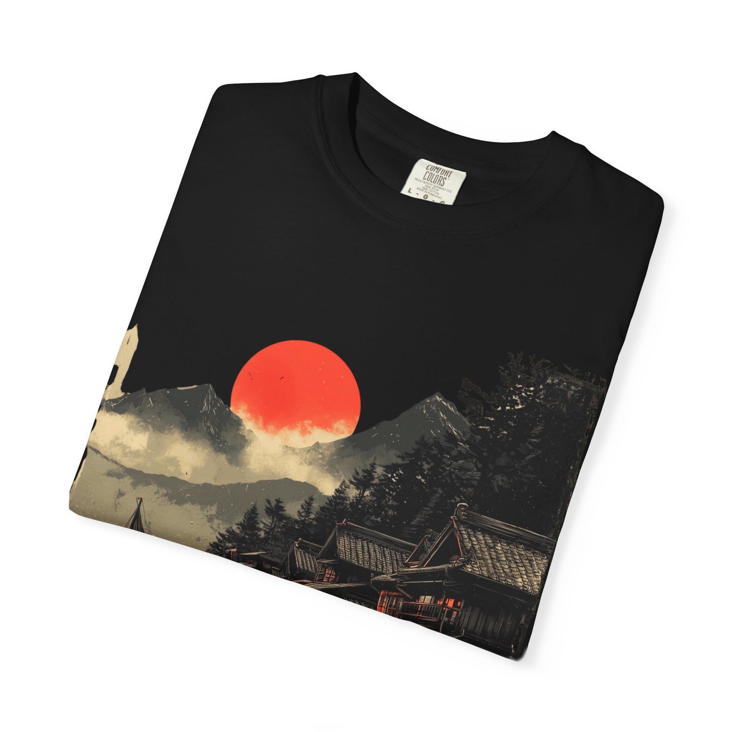 Red Sun Over Kyoto Tee