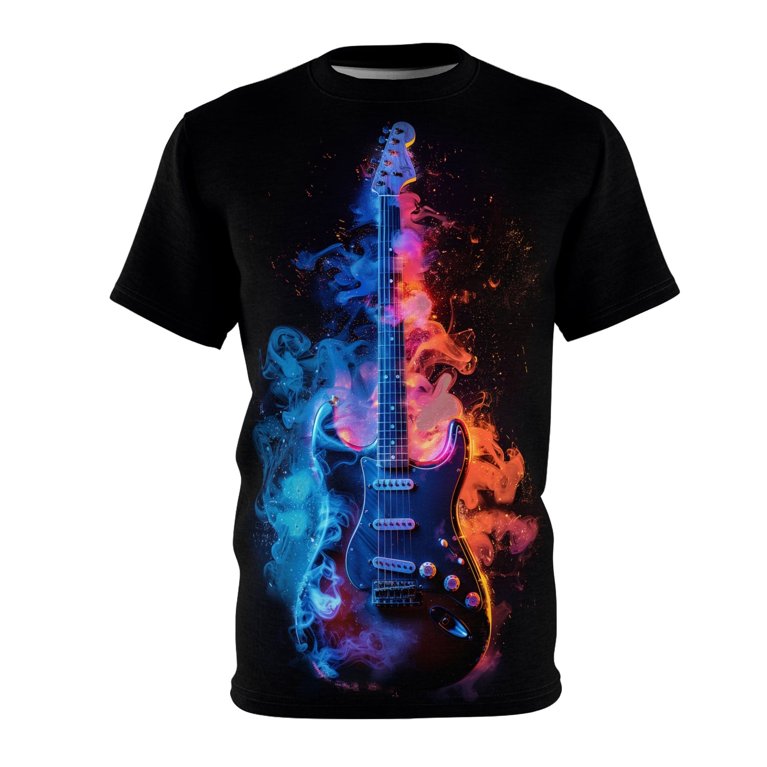 Fiery Electric Guitar Tee