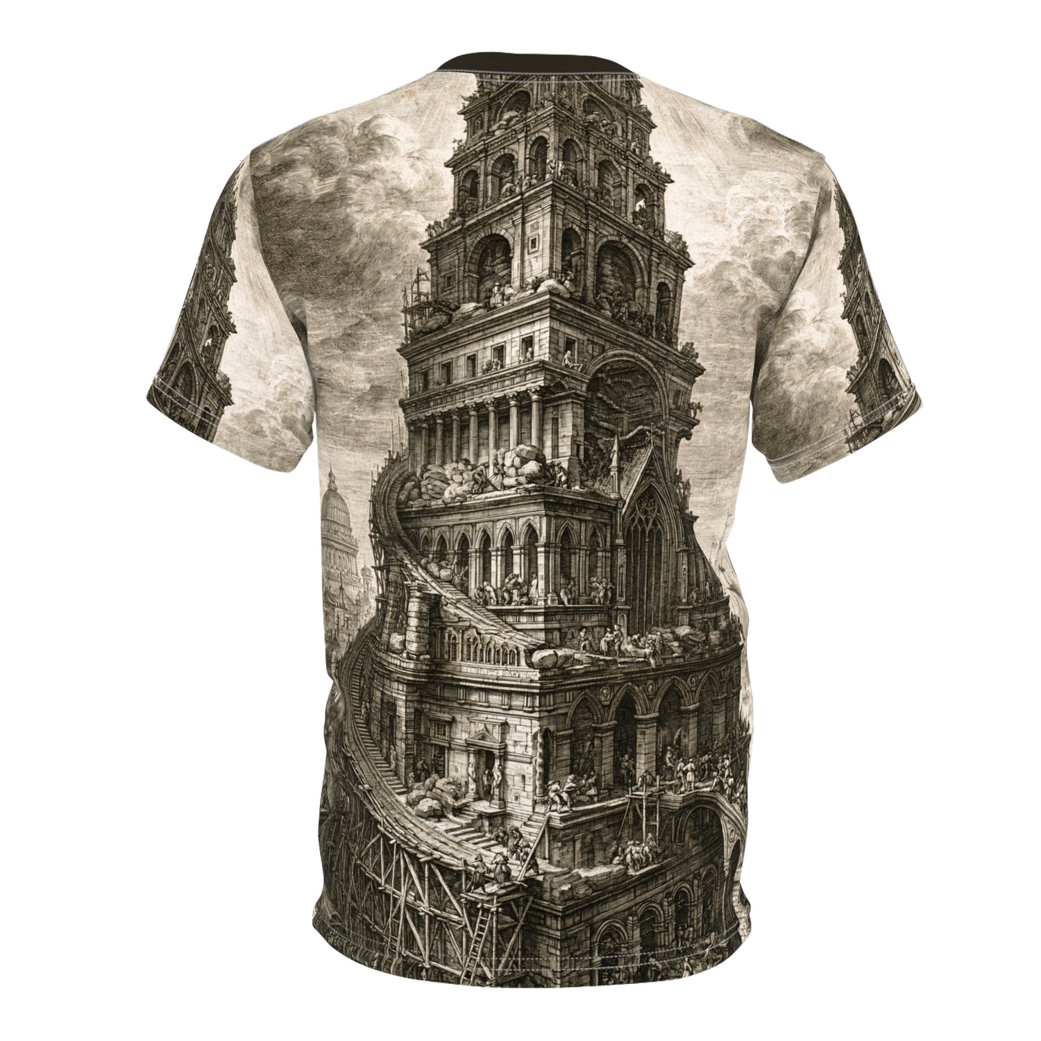 Tower of Babel Architectural Illusion Tee