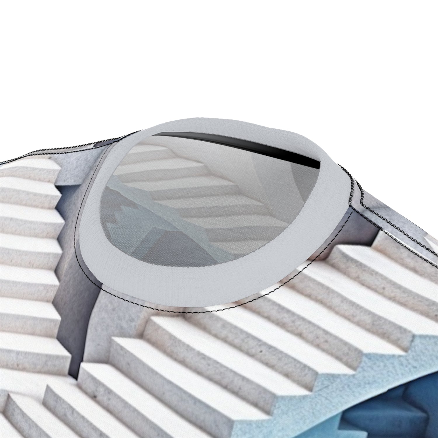 Blue Staircase Illusion Tee