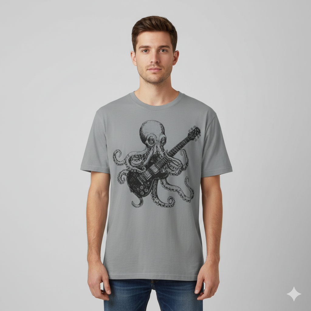 Octopus Guitar Tee