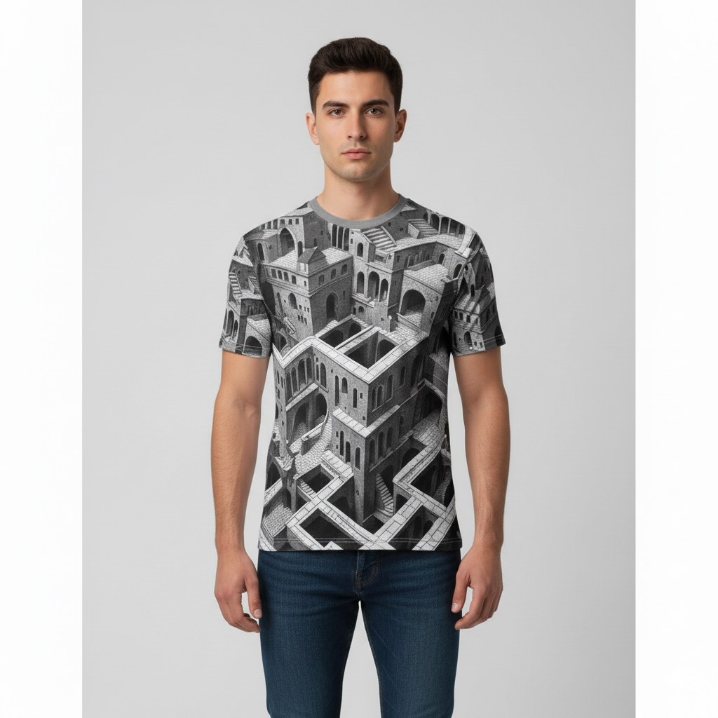 Escher Illusion Tee