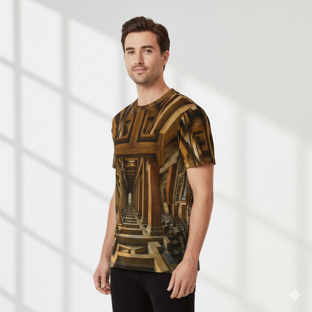 Wooden Tunnel Illusion Tee