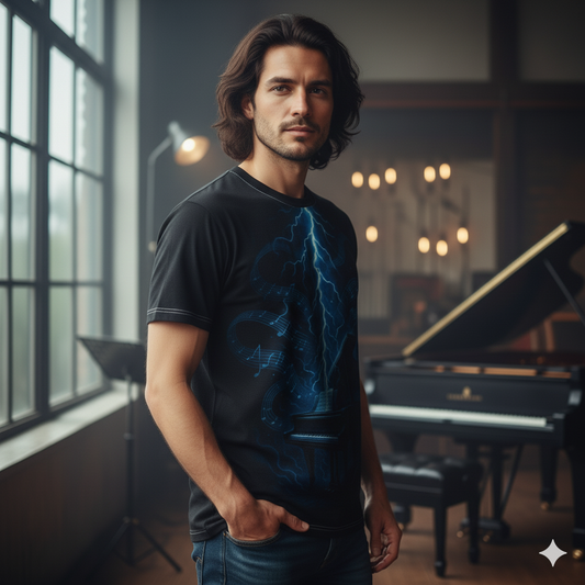 Lightning Piano Tee