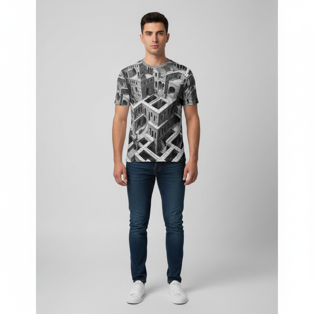Escher Illusion Tee