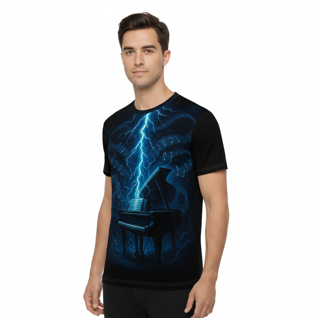 Lightning Piano Tee