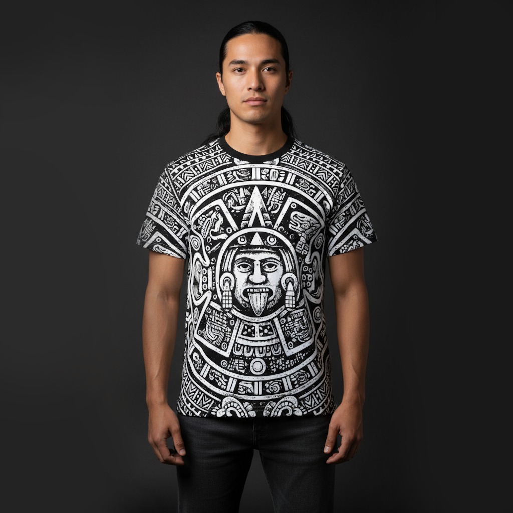 Aztec Calendar Tee