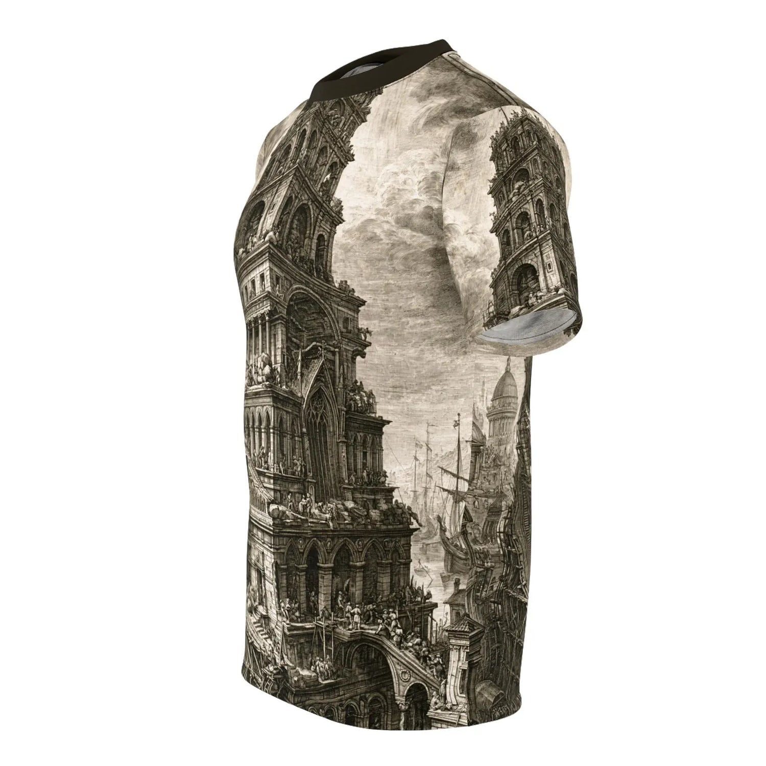 Tower of Babel Architectural Illusion Tee