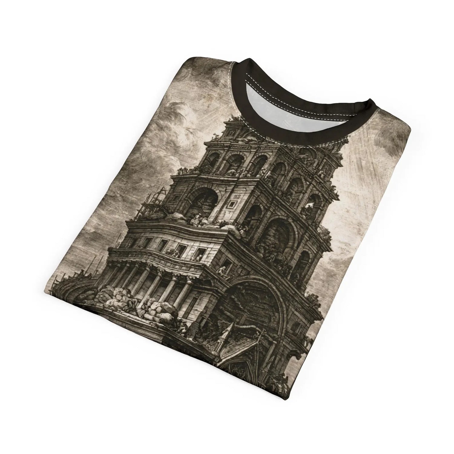 Tower of Babel Architectural Illusion Tee