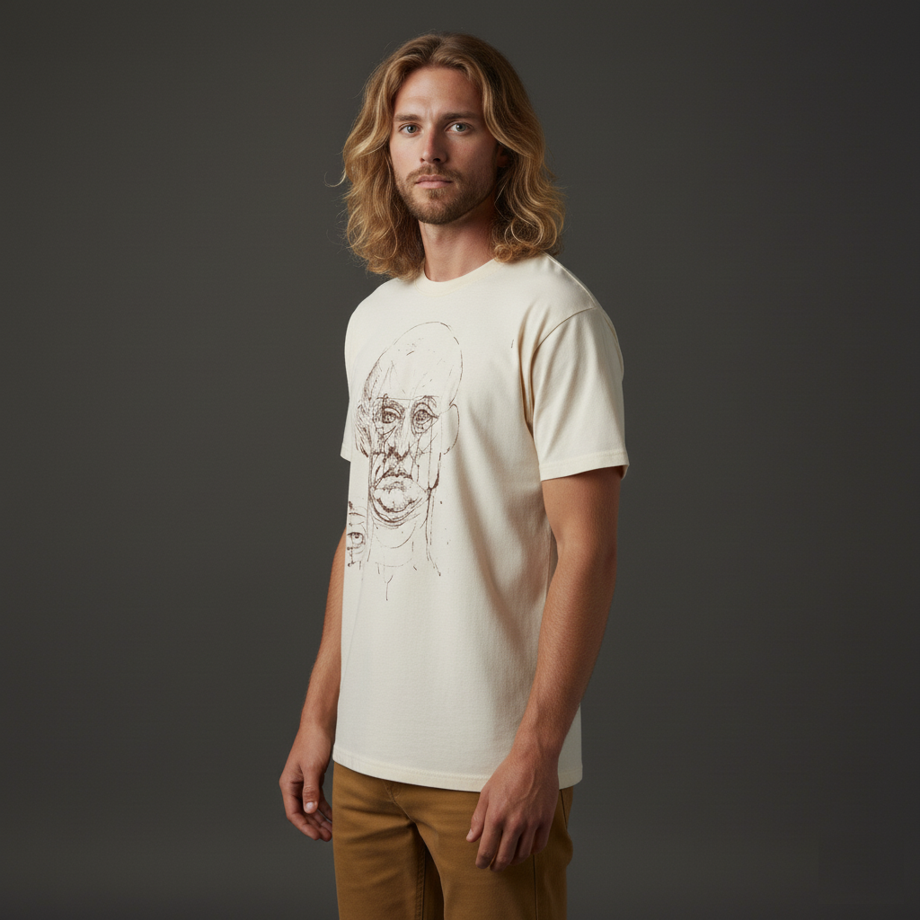da Vinci Head Sketch Tee