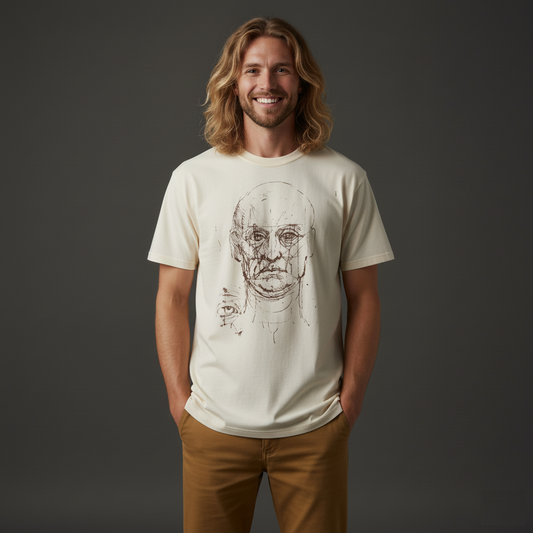 da Vinci Head Sketch Tee